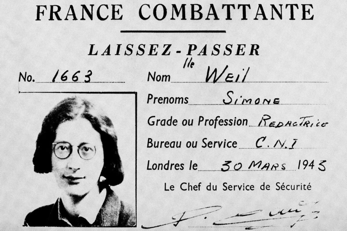 Simone Weil sobre la relación entre Europa y los Estados Unidos